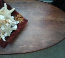 1964 birch coffee table, chalk paint, painted furniture, Table top after