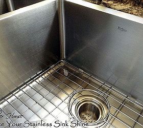 make your stainless steel sink shine my natural secret ingredient, cleaning tips, kitchen design, I love a shiny sink like this