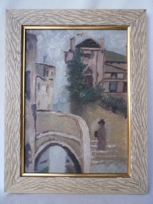 vintage wall art, home decor, wall decor, A bit of Italy perhaps