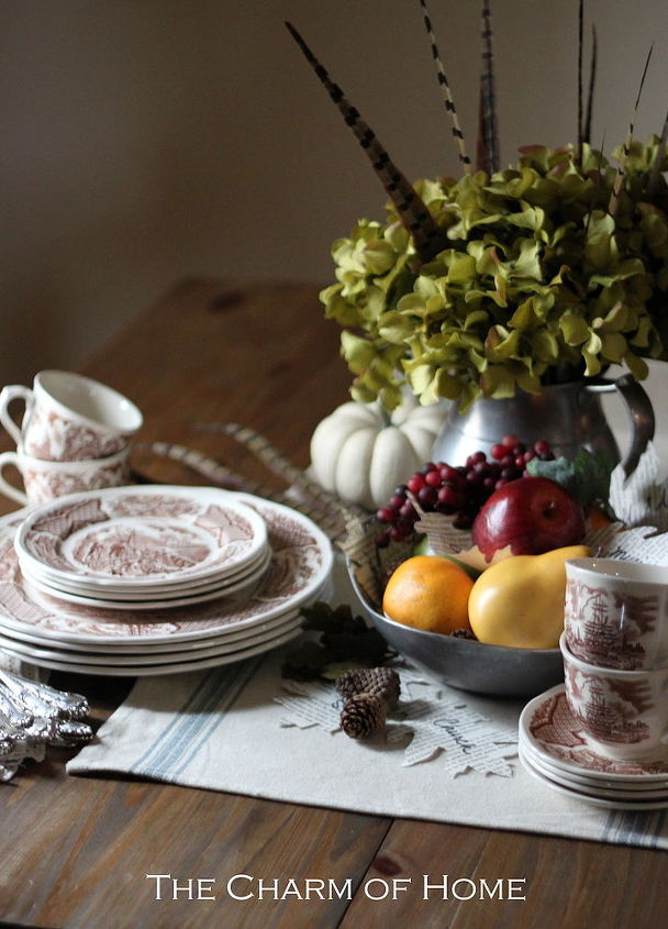 thanksgiving table, seasonal holiday d cor, thanksgiving decorations, Thanksgiving table