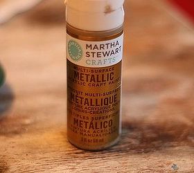 metallic faux pumpkins, crafts, painting, I like Martha Stewart Metallic Craft paints for small projects They are highly pigmented and cover well
