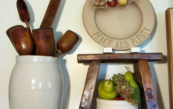 An Early Fall Mantel & Coconut Oil Treatment on Vintage Wood