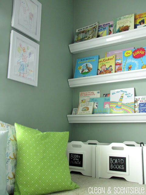 children s reading nook, shelving ideas, storage ideas, These gutter bookshelves were super easy and inexpensive to create We had them cut down when we purchased them at Home Depot and had them installed in less than 15 minutes