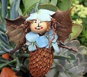 make your own garden fairies, crafts, gardening, See more fairies at