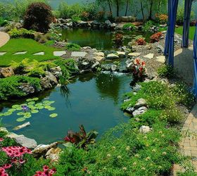 if one pond is good are 2 ponds better, ponds water features, pool designs, spas, Upper and lower pond with stepping stone path across the stream This pond project won an International award from the Association of Pool and Spa Professionals APSP Silver medal for waterfeatures