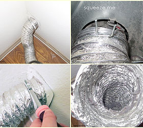 clean your dryer vent in 3 steps, appliances, cleaning tips, home maintenance repairs, how to, Remove duct and vacuum thoroughly