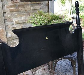 another use for an old headboard, gardening, repurposing upcycling, Before a 5 yard sale find