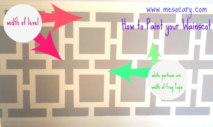paint your own wainscott, home decor, paint colors, painting, wall decor, how I painted it