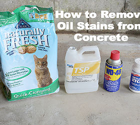 discover how to remove oil stains from concrete, cleaning tips, concrete masonry, How to remove oil stains from concrete