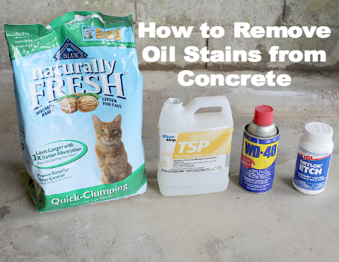 discover how to remove oil stains from concrete, cleaning tips, concrete masonry, How to remove oil stains from concrete