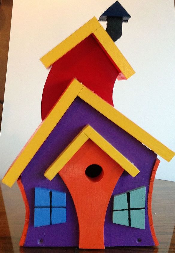 spring is coming birds need houses, crafts, pets animals, Wacky Birdhouse with a removable bottom for cleaning at the end of the nesting season
