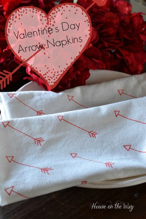 guardanapos com flechas para o dia dos namorados diy, Estes guardanapos Arrow s o perfeitos para o Dia dos Namorados mas podem ser usados durante todo o ano