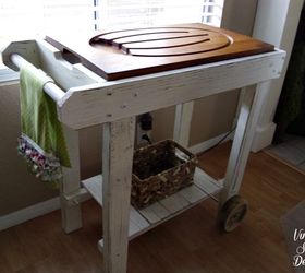 new beginnings for a rustic tea cart, painted furniture, rustic furniture