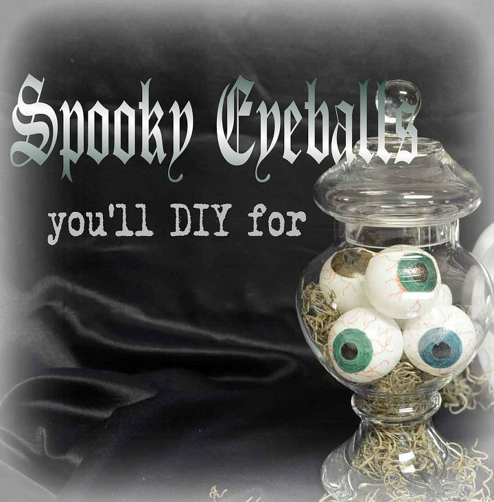 make spooky eyeballs, crafts