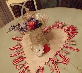 an easy no sew craft that children can help with for valentines, crafts, seasonal holiday decor, valentines day ideas, Also nice in the center of your table