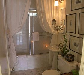 adding a little luxury to a tiny bathroom, bathroom ideas, home decor, painted furniture, repurposing upcycling, Inspiration