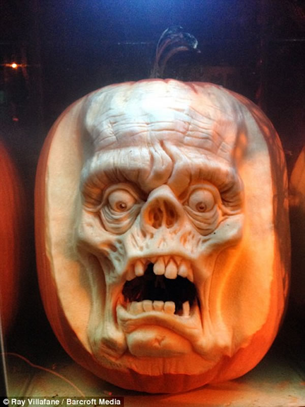 a whole new level of pumpkin carving, halloween decorations, seasonal holiday d cor