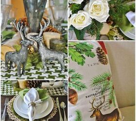 woodland christmas in the dining room, christmas decorations, dining room ideas, seasonal holiday decor