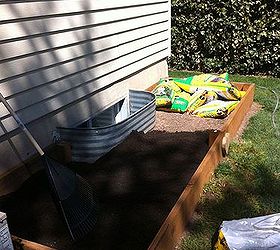 diy garden box for a small yard tutorial, diy, gardening, how to, raised garden beds, woodworking projects