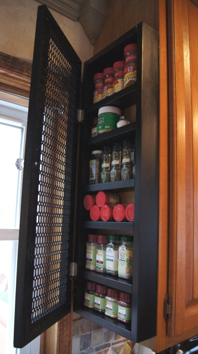 diy spice cabinet, kitchen cabinets, organizing, storage ideas, Perfect for organizing my spices