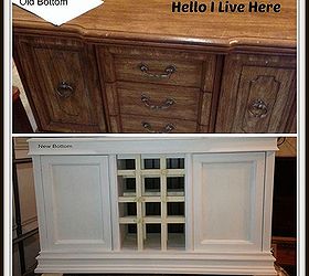 china cabinet makeover parts i ii ii, painted furniture, Before top After Bottom