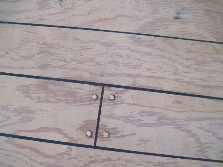 painted floor a 1964 single wide mobile home make over