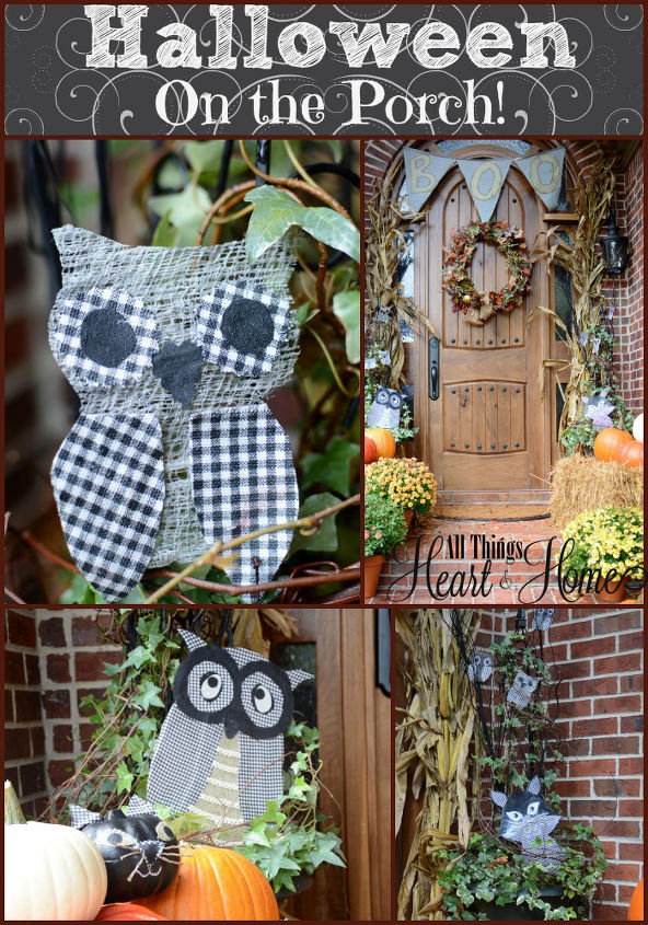 four outdoor halloween projects, crafts, decoupage, halloween decorations, outdoor living, seasonal holiday decor, FOUR Kid Friendly Halloween Projects for your front porch