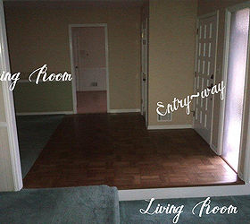 entryway, foyer, home decor, The entry as it was when we moved in
