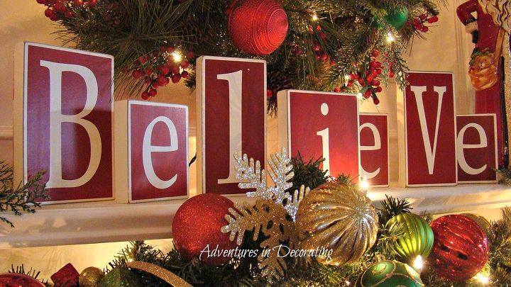 our 2012 christmas mantel, christmas decorations, seasonal holiday decor