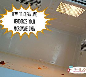 How to Clean and Deodorize Your Microwave