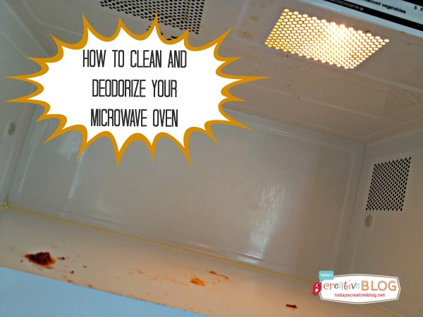 how to clean and deodorize your microwave, appliances, cleaning tips