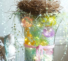 let s make easter egg lights easy pretty, crafts, easter decorations, seasonal holiday decor