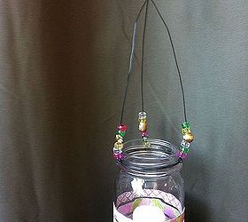 how to make a mason jar lantern, crafts, mason jars