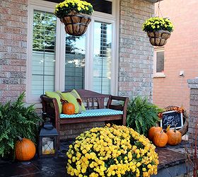our fall porch, porches, seasonal holiday decor