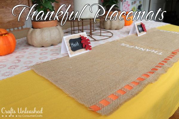 thanksgiving thankful placemats, crafts, seasonal holiday decor, thanksgiving decorations, The Thanksgiving Thankful place mats on my entire Thanksgiving tablescape tutorials for the the items available