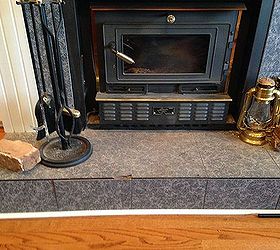 patching a ceramic tile hearth