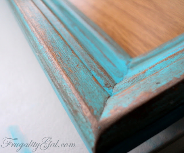 diy distressed frame tutorial, crafts, painting, shabby chic