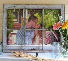Vintage Farmhouse Window Can Be Used for a Fun Picture Frame