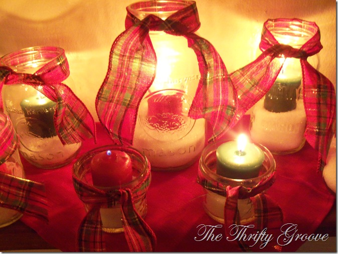 simple thrifty and pretty christmas candlelight, christmas decorations, crafts, seasonal holiday decor, Simple and so pretty