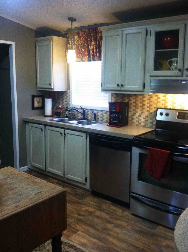 my redo of our manufactured home, home decor, kitchen design