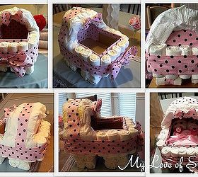 diy bassinet diaper cake tutorial, crafts, Bassinet Diaper Cakes make the perfect Baby Shower Gift they are cute creative and functional