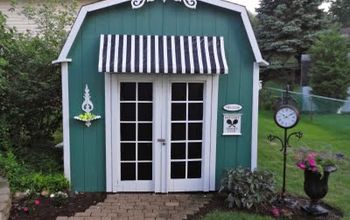 My backyard shed gets a much needed makeover...