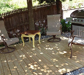 wood patio in one week, gardening, outdoor living, patio