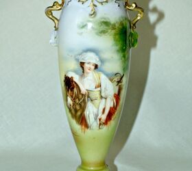 decorating with vintage the ultimate repurpose, home decor, painted furniture, Royal Bayreuth vase