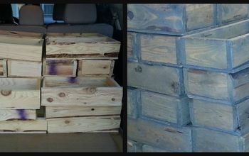  caixas de madeira envelhecidas