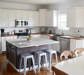 kitchen makeover reveal, countertops, diy, home decor, kitchen design, After
