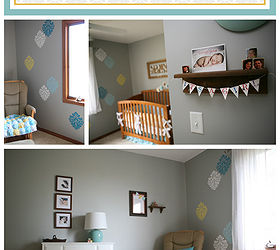 stenciling a stylish gray nursery, bedroom ideas, home decor, painting