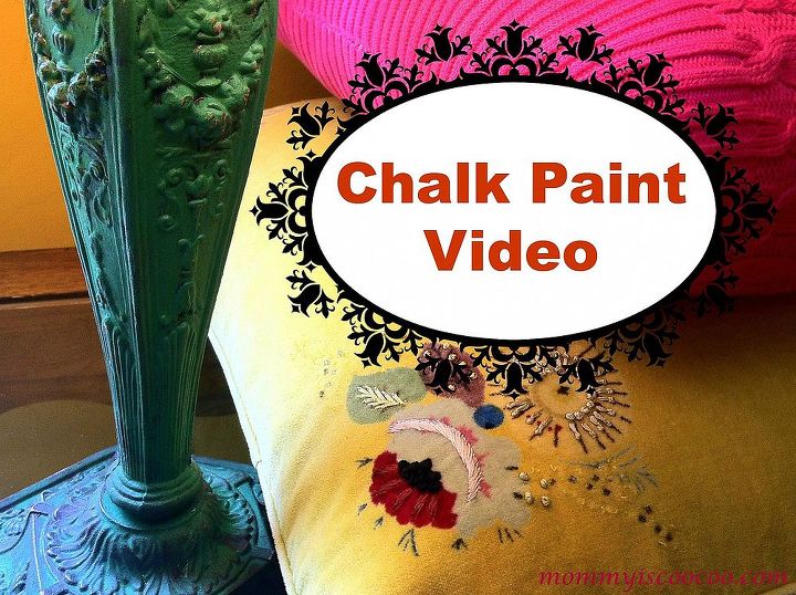 before after antique chalk paint lamp, chalk paint, lighting, painting, This post includes a video