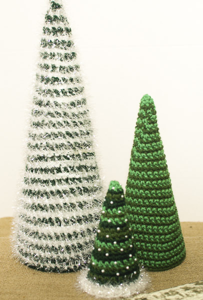 a trio of pretty christmas trees, christmas decorations, crafts, seasonal holiday decor