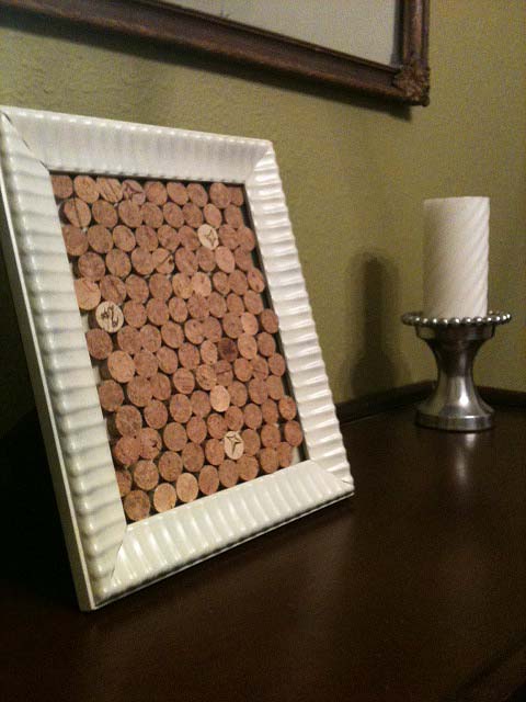 wine cork board, crafts, repurposing upcycling